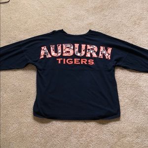 Navy Blue Auburn Tigers Long Sleeve Shirt